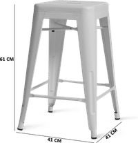 Tolix Bar Stool Black image.