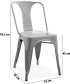Tolix Chair Silver image.