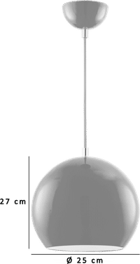 Topan VP6 Pendant Lamp Black image.