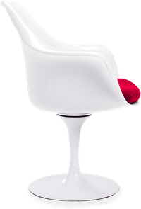 Tulip Armchair  Red image.