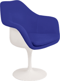 Tulip Carver Chair Blue/White image.