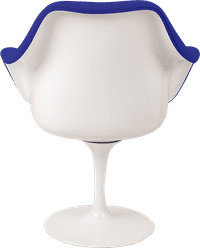 Tulip Carver Chair Blue/White image.
