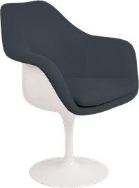 Tulip Carver Chair Black/White image.