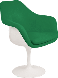 Tulip Carver Chair Green/White image.