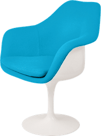 Tulip Carver Chair Moroccan Blue/White image.