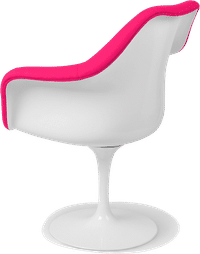 Tulip Carver Chair Pink/White image.