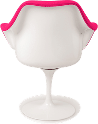 Tulip Carver Chair Pink/White image.