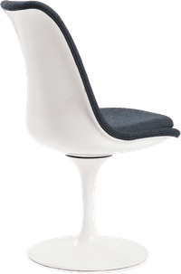 Tulip Chair Upholstered Charcoal Grey image.