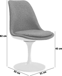 Tulip Chair Upholstered Green image.