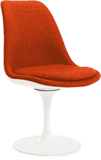 Tulip Chair Upholstered Orange image.