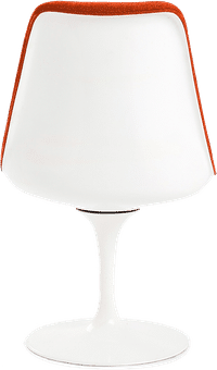 Tulip Chair Upholstered Orange image.