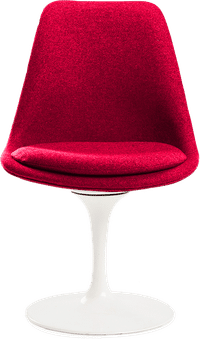Tulip Chair Upholstered Red image.