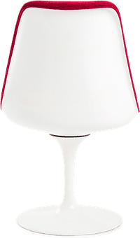 Tulip Chair Upholstered Red image.