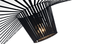 Vertigo Style Ceiling Lamp Black/Medium image.