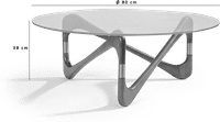 Vixen Coffee Table Walnut image.