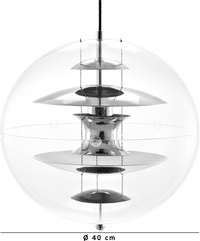VP Globe Lamp Chrome image.