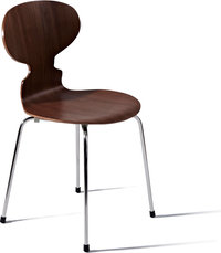 Ant chair Walnut image.
