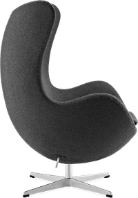 The Egg Chair Wool/Without piping/Charcoal Grey image.
