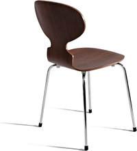 Ant chair Walnut image.