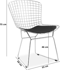 Wire Chair Black image.