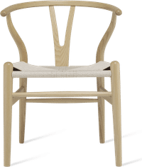 Wishbone (Y) Chair - CH24 Ash/Natural image.