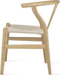 Wishbone (Y) Chair - CH24 Ash/Natural image.
