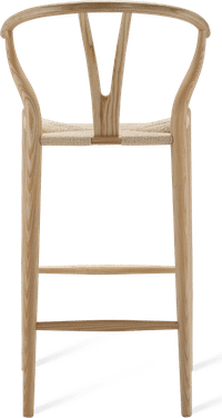 Wishbone (Y) Barstool Ash/Ash image.