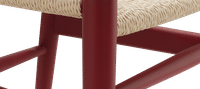 Wishbone (Y) Chair - CH24 Lacquered/Red Berry image.