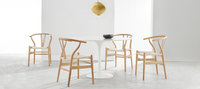Wishbone (Y) Chair - CH24 Oak/Natural image.