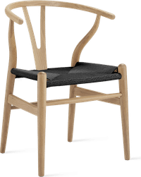 Wishbone (Y) Chair - CH24 Oak/Black image.