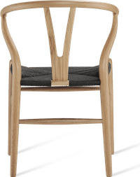 Wishbone (Y) Chair - CH24 Oak/Black image.