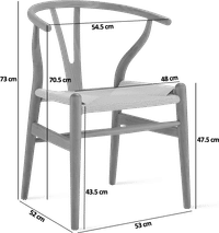Wishbone (Y) Chair - CH24 Lacquered/Petrol Green image.
