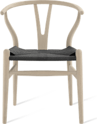 Wishbone (Y) Chair - CH24 Oak Soap Finish/Black image.