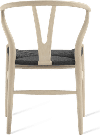 Wishbone (Y) Chair - CH24 Oak Soap Finish/Black image.