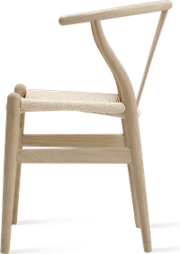 Wishbone (Y) Chair - CH24 Oak Soap Finish/Natural image.