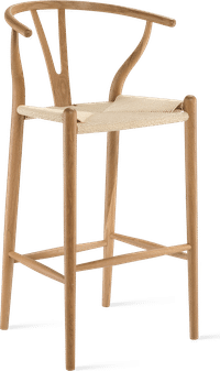 Wishbone (Y) Barstool Oak/Oak image.