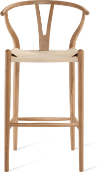Wishbone (Y) Barstool Oak/Oak image.