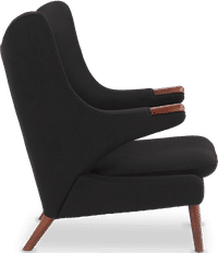 Teddy Bear Chair Wool/Black image.