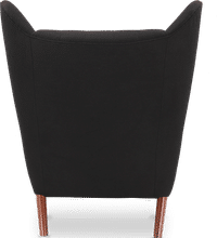 Teddy Bear Chair Wool/Black image.