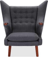Teddy Bear Chair Wool/Charcoal Grey image.