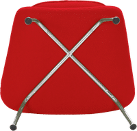 Womb Chair Ottoman Wool/Deep Red image.