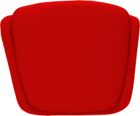 Womb Chair Ottoman Wool/Deep Red image.