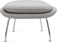Womb Chair Ottoman Wool/Light Pebble Grey image.