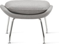 Womb Chair Ottoman Wool/Light Pebble Grey image.