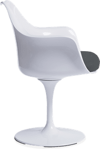 Tulip Arm Chair Charcoal Grey image.