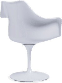 Tulip Arm Chair Charcoal Grey image.