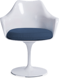 Tulip Arm Chair Dark Blue image.