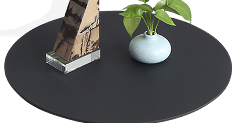 Calibre Coffee Table Medium - Black - Black Marble