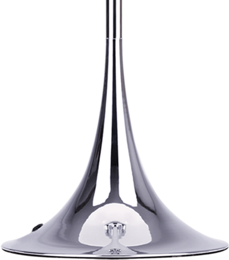Panthella Style Floor Lamp Chrome