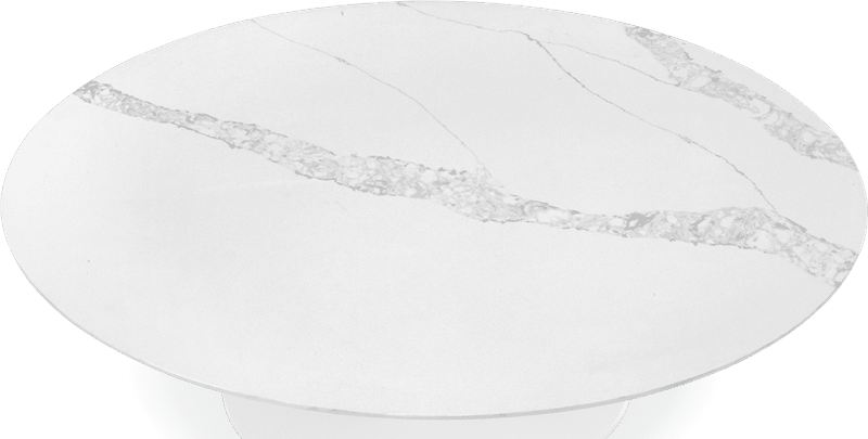 Tulip Oval Coffee Table - Marble